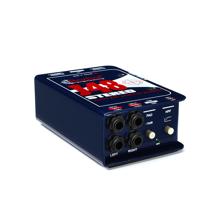 Radial J48 Stereo Phantom Powered Active Direct Box - บริษัท สยาม